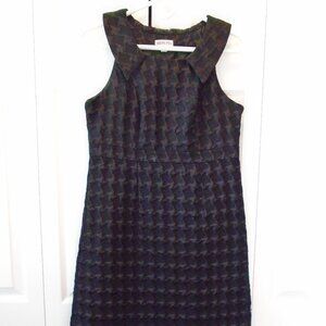 Houndstooth Cockail Dress / 60s inspo